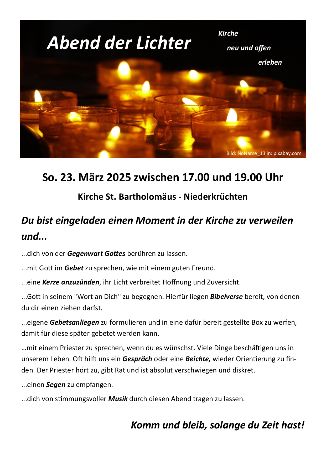 Abend_der_Lichter (c) St. Bartholomäus Niederkrüchten