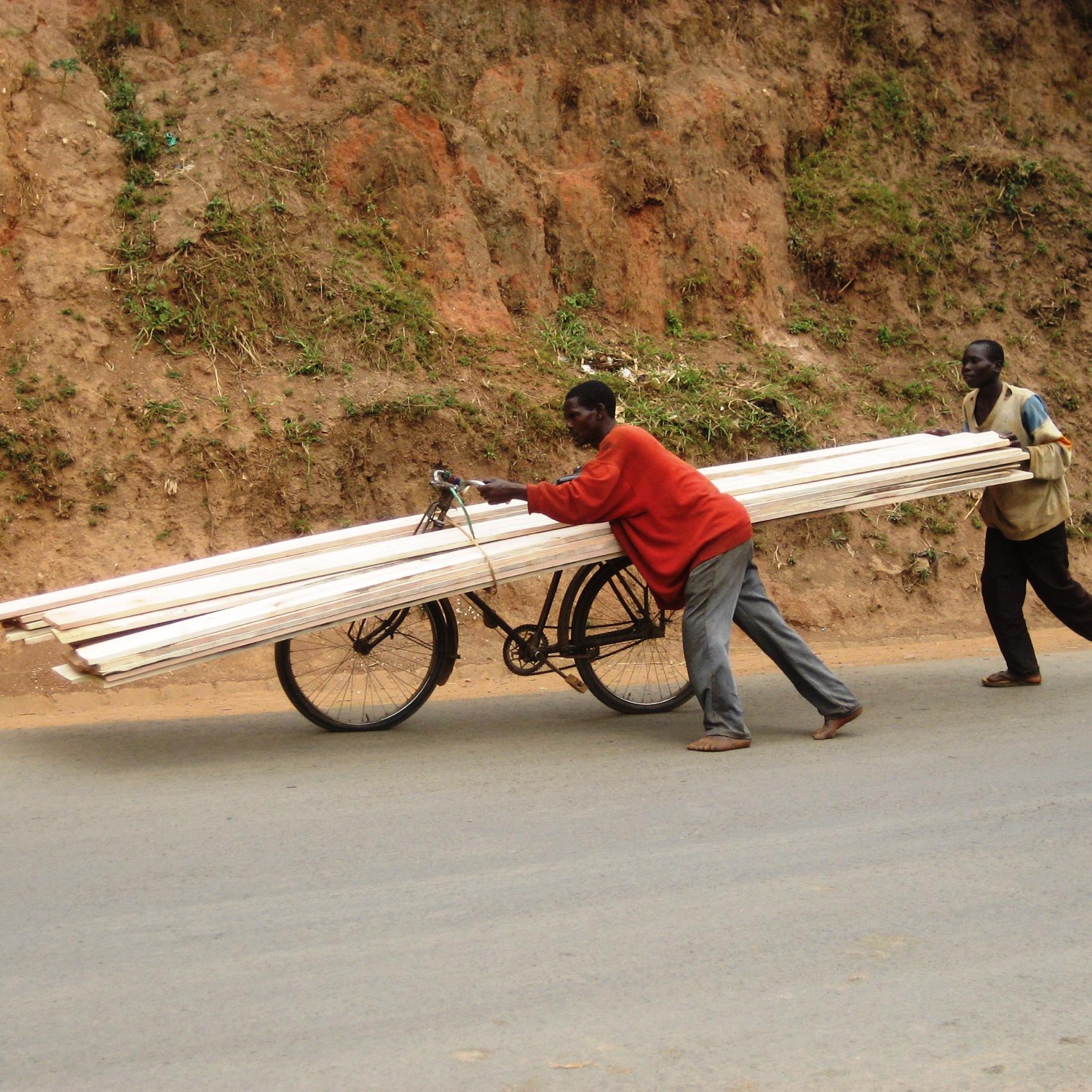 Burundi-Lastenrad Holz