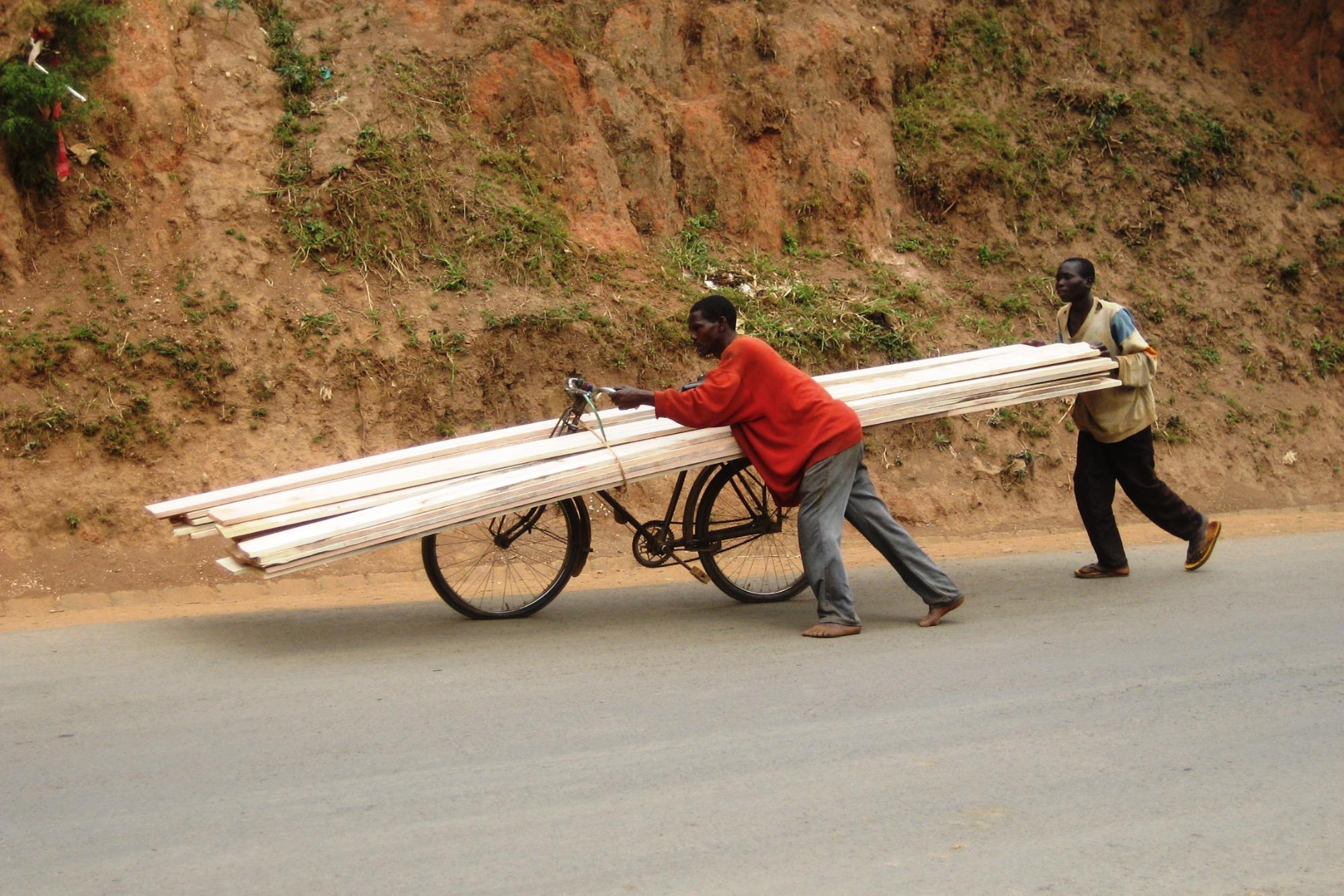 Burundi-Lastenrad Holz
