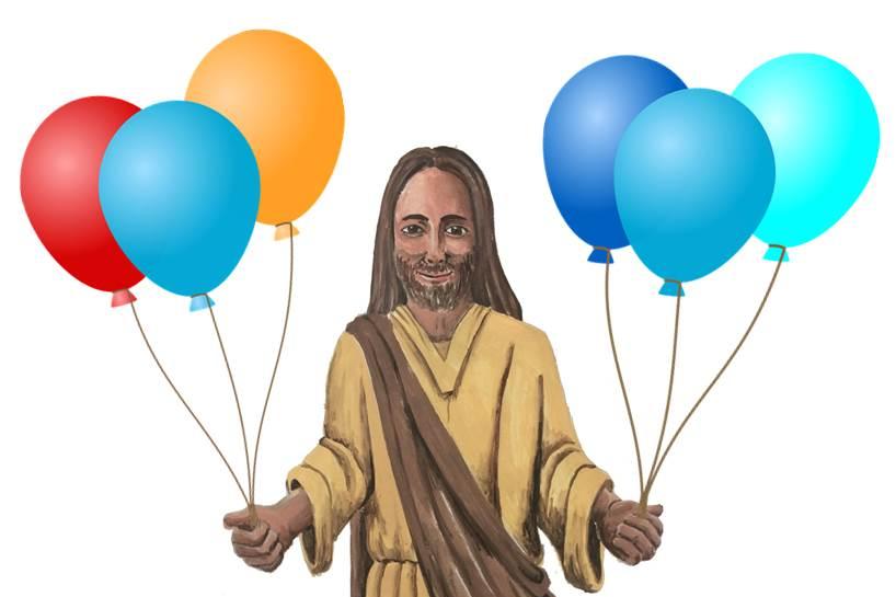 Jesus Kiko Luftballons