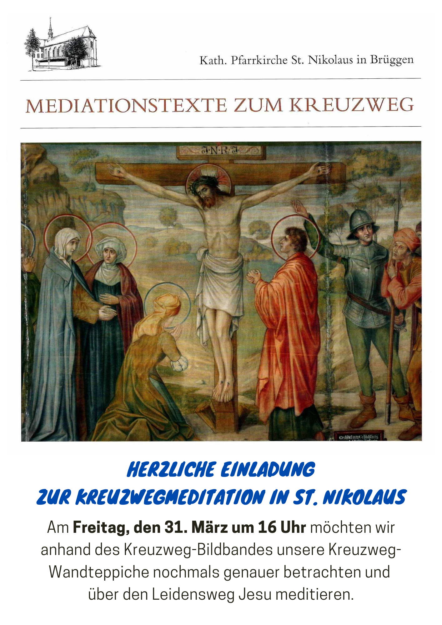 Kreuzwegmeditation in St. Nikolaus (c) Weggemeinschaft BBB
