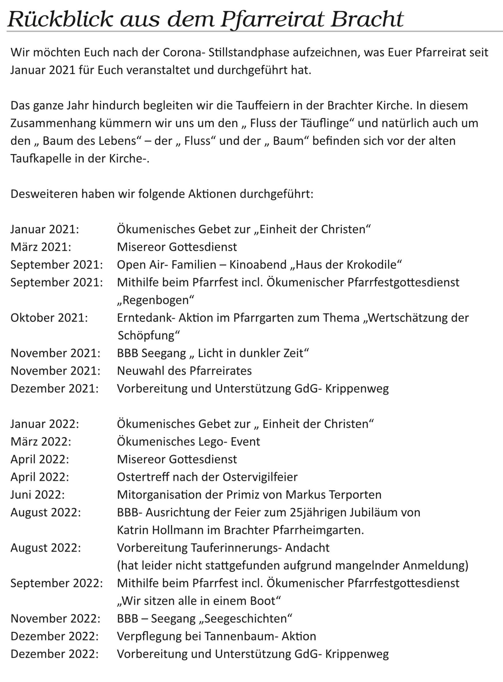 Pfarrbrief 01-2023-Seite012 (c) Pfarreirat Bracht