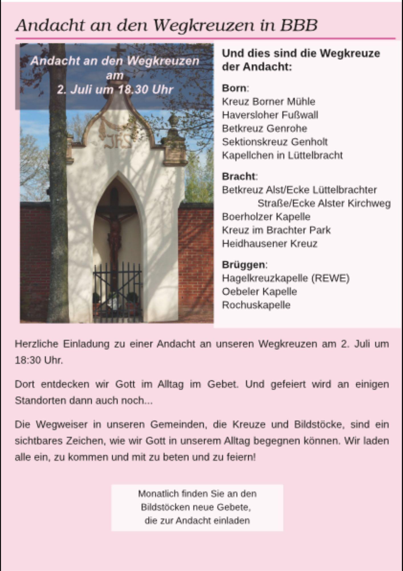 Wegkreuzandacht